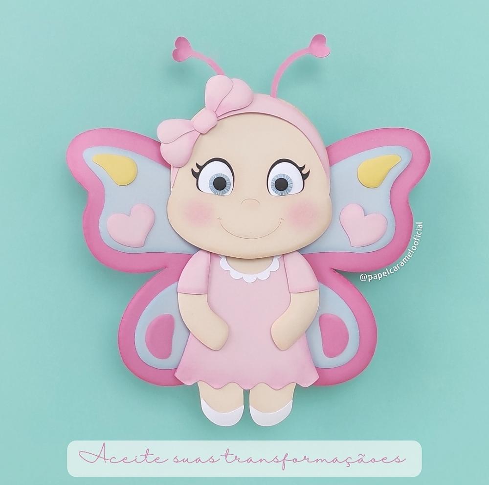 Arquivo de Corte Topo de Bolo - Borboletas