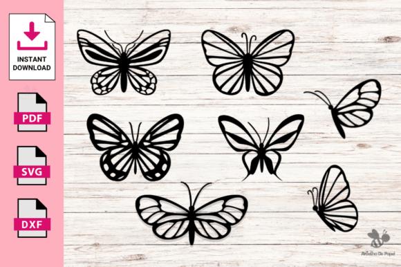 Arquivo de Corte Topo de Bolo - Borboletas