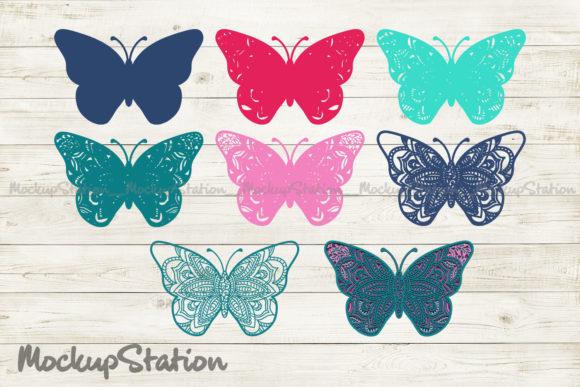 Arquivo de Corte Topo de Bolo - Borboletas