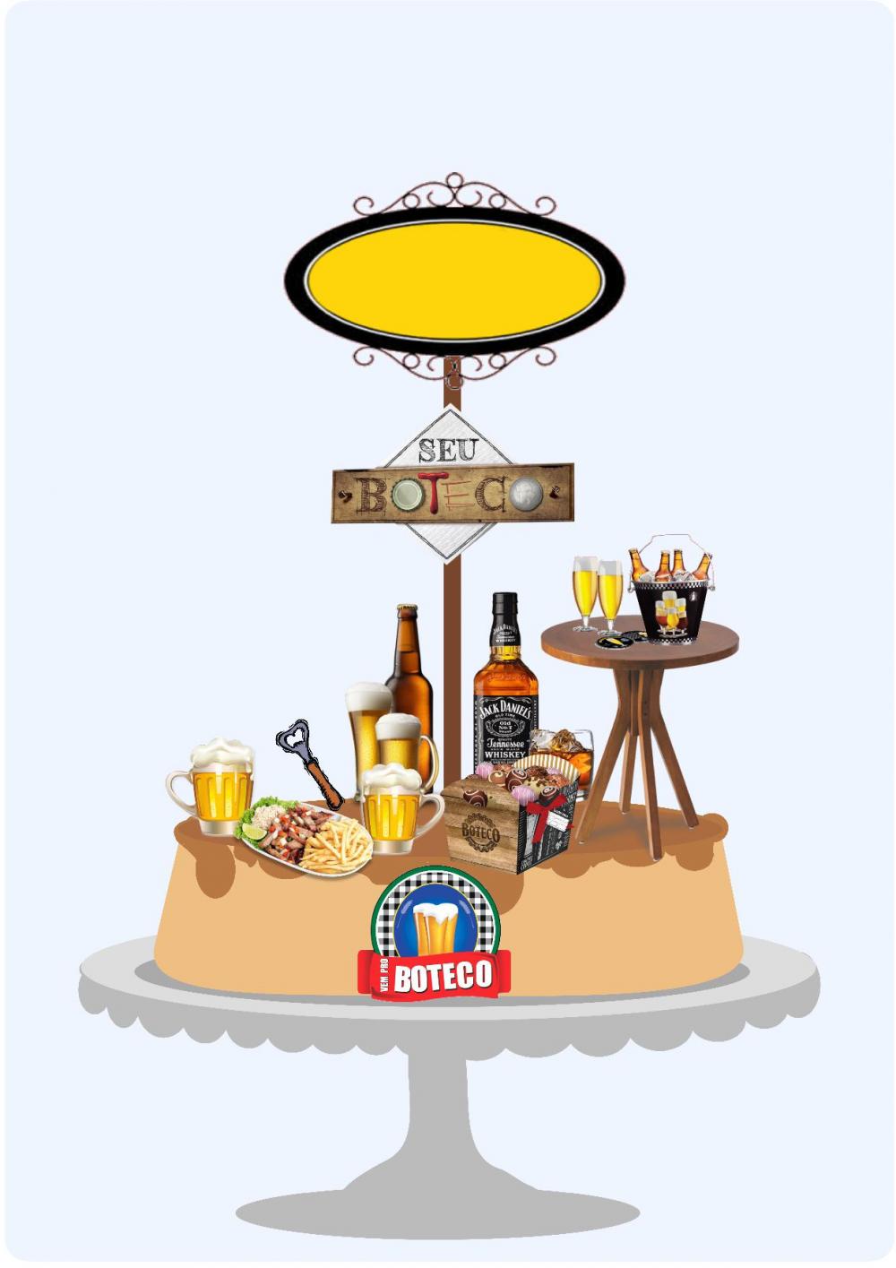 Arquivo de Corte Topo de Bolo - Boteco