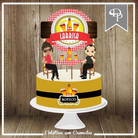 Arquivo de Corte Topo de Bolo - Boteco