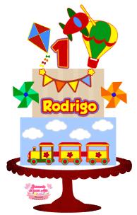 Arquivo de Corte Topo de Bolo - Brinquedos