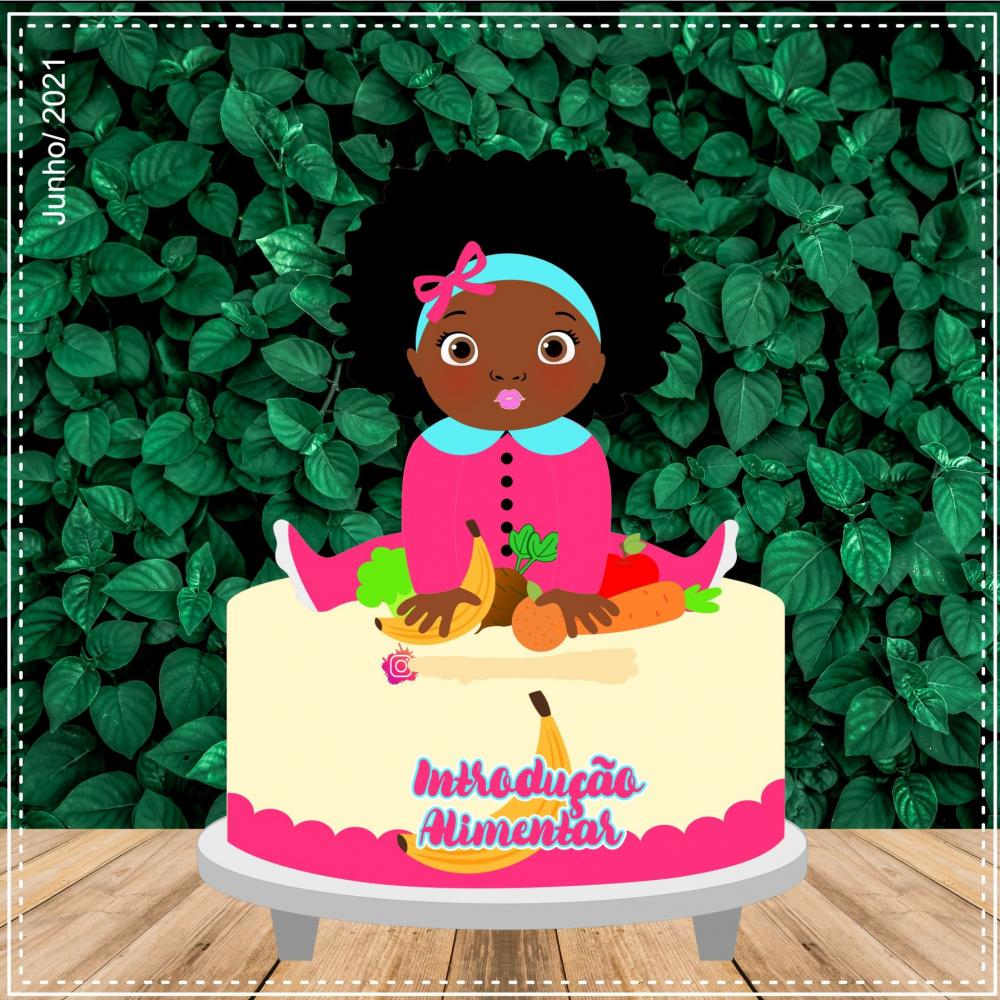 Arquivo de Corte Topo de Bolo - Cacheada