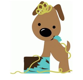 Arquivo de Corte Topo de Bolo - Cachorro