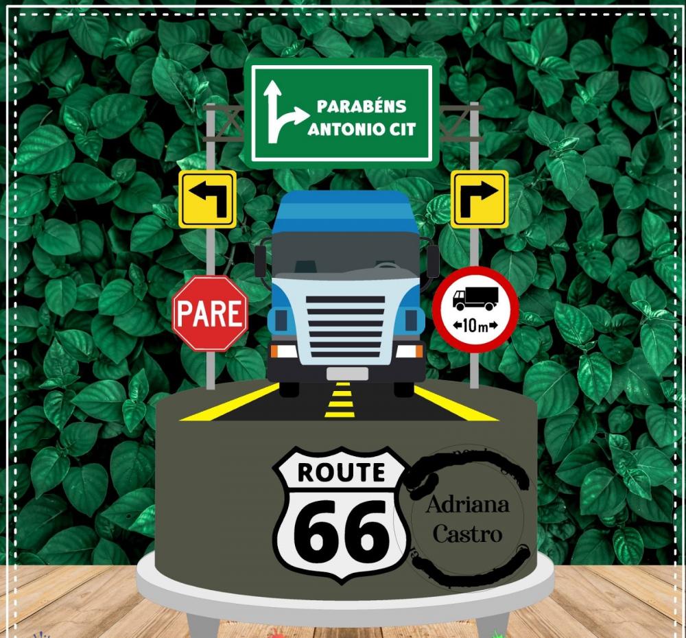 Arquivo de Corte Topo de Bolo - Caminhão