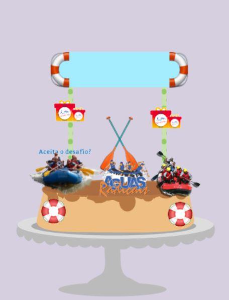 Arquivo de Corte Topo de Bolo - Canoagem