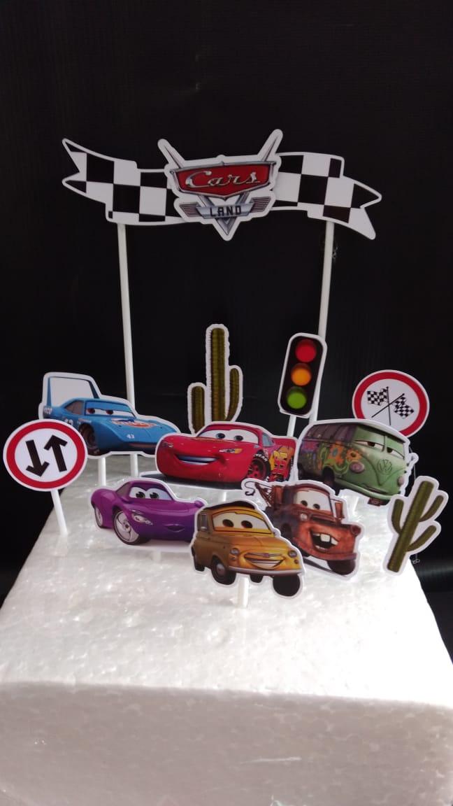 Arquivo de Corte Topo de Bolo - Carros