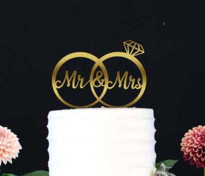 Arquivo de Corte Topo de Bolo - Casamento