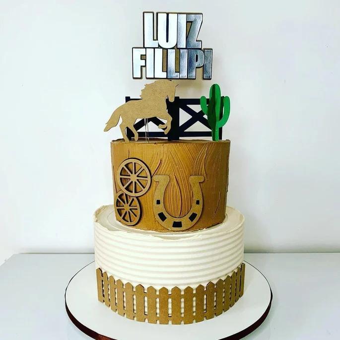 Arquivo de Corte Topo de Bolo - Cavalo