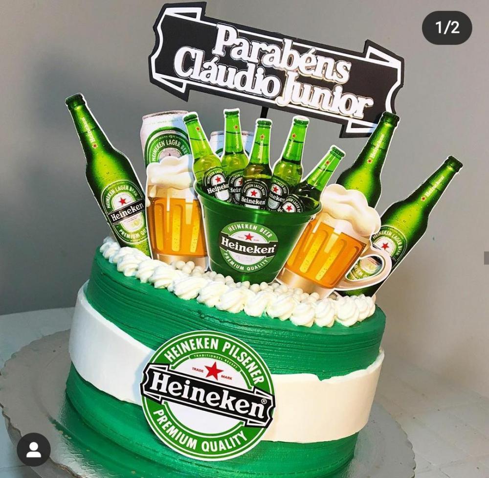 Arquivo de Corte Topo de Bolo - Cerveja