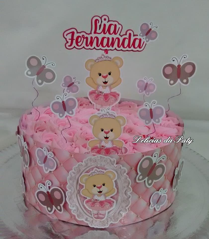 Arquivo de Corte Topo de Bolo - Chá de Bebê