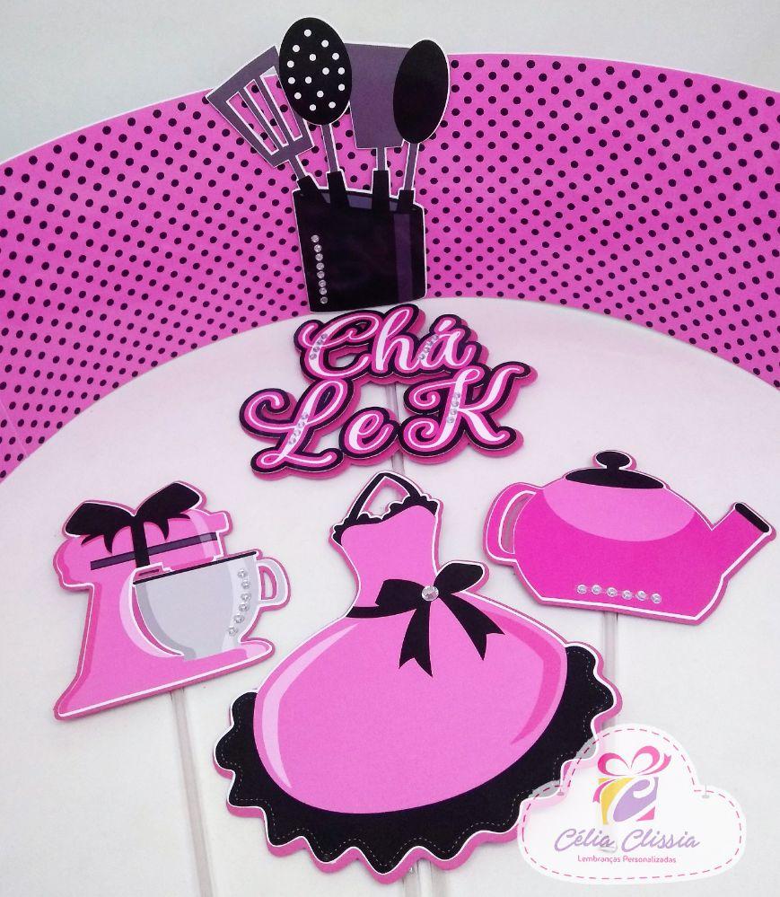 Arquivo de Corte Topo de Bolo - Chá de Cozinha