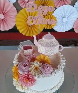 Arquivo de Corte Topo de Bolo - Chá de Cozinha