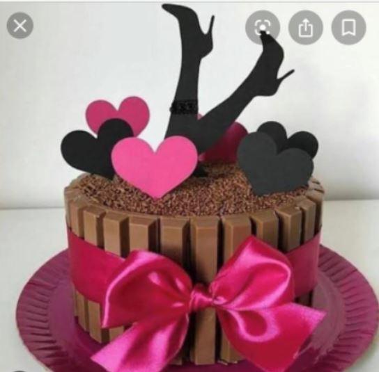 Arquivo de Corte Topo de Bolo - Chá de Lingerie