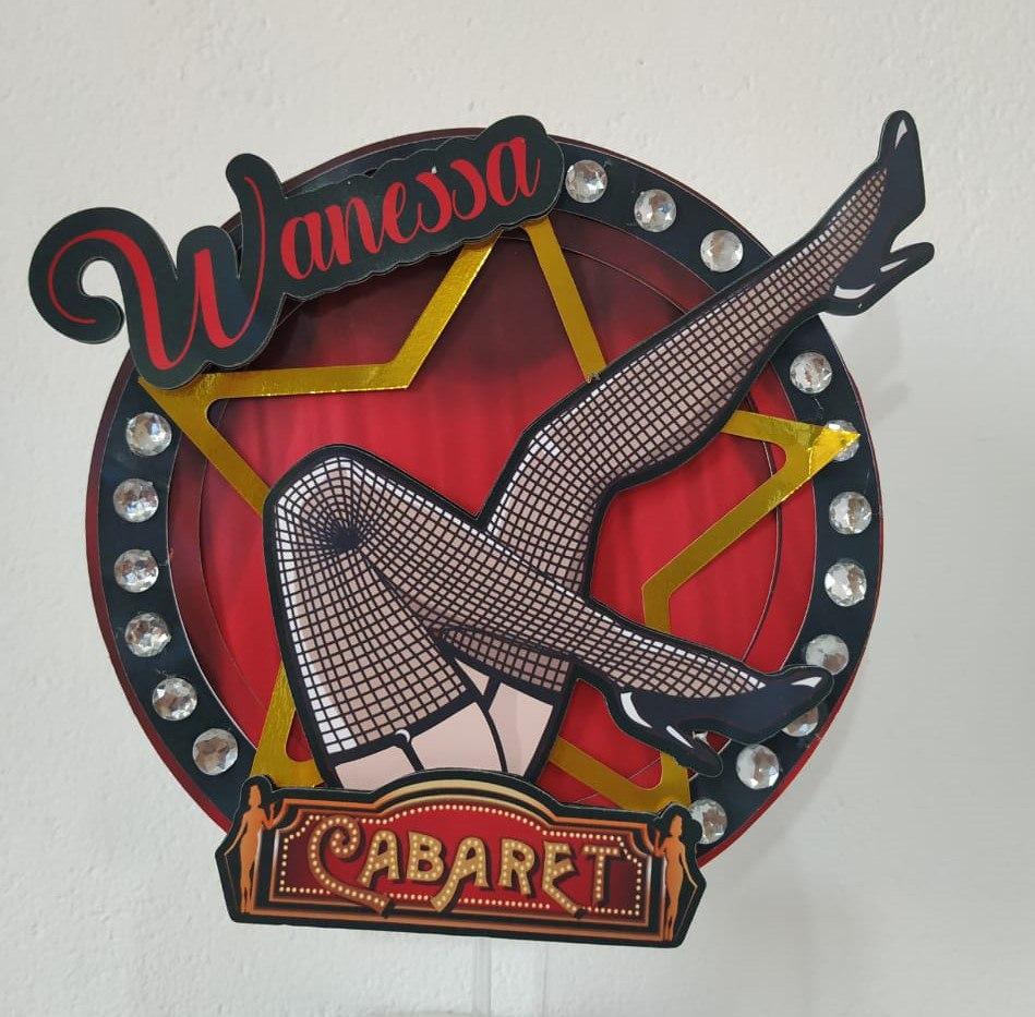 Arquivo de Corte Topo de Bolo - Chá de Lingerie