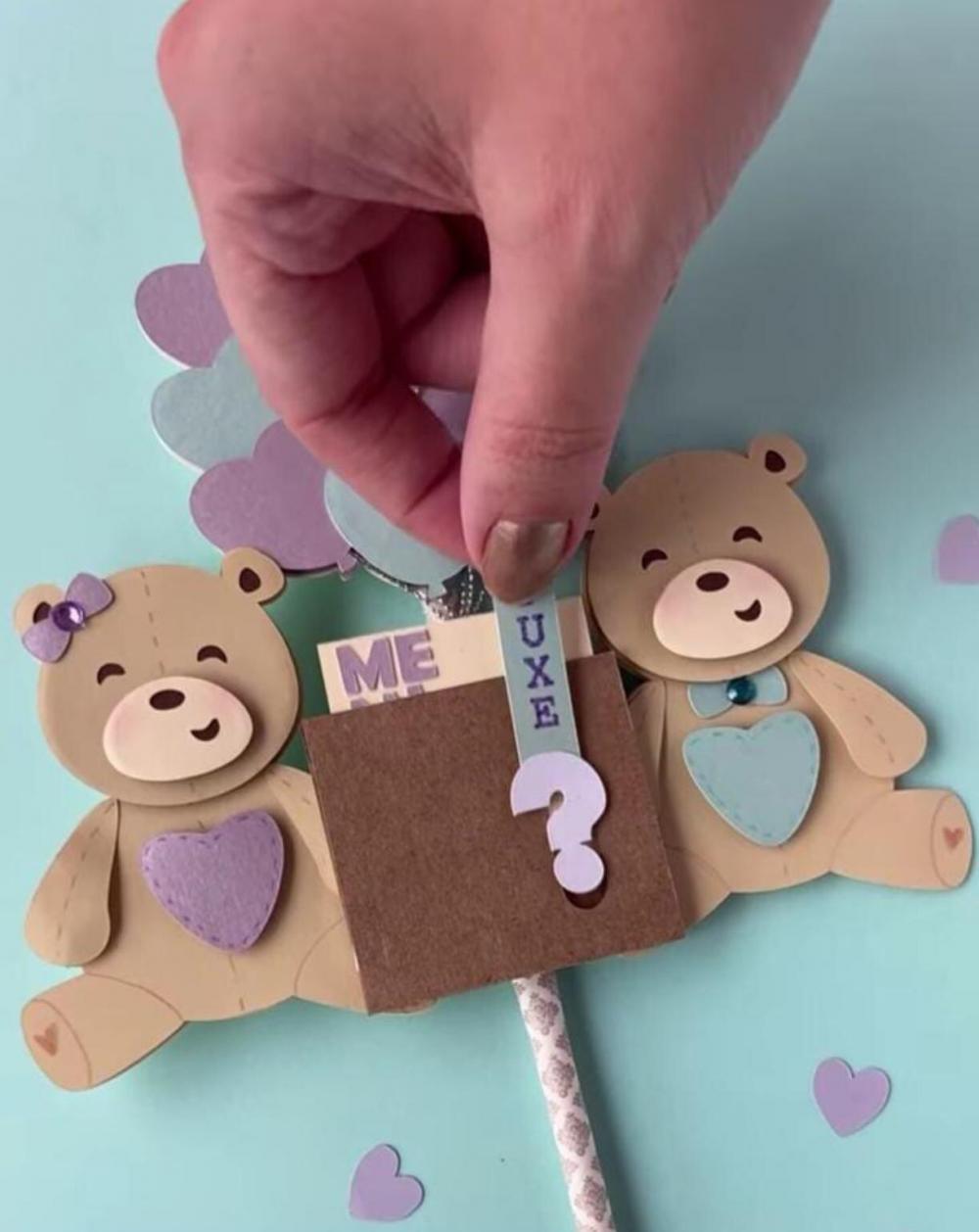 Arquivo de Corte Topo de Bolo - Chá Revelação