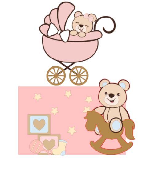 Arquivo de Corte Topo de Bolo - Chá Revelação