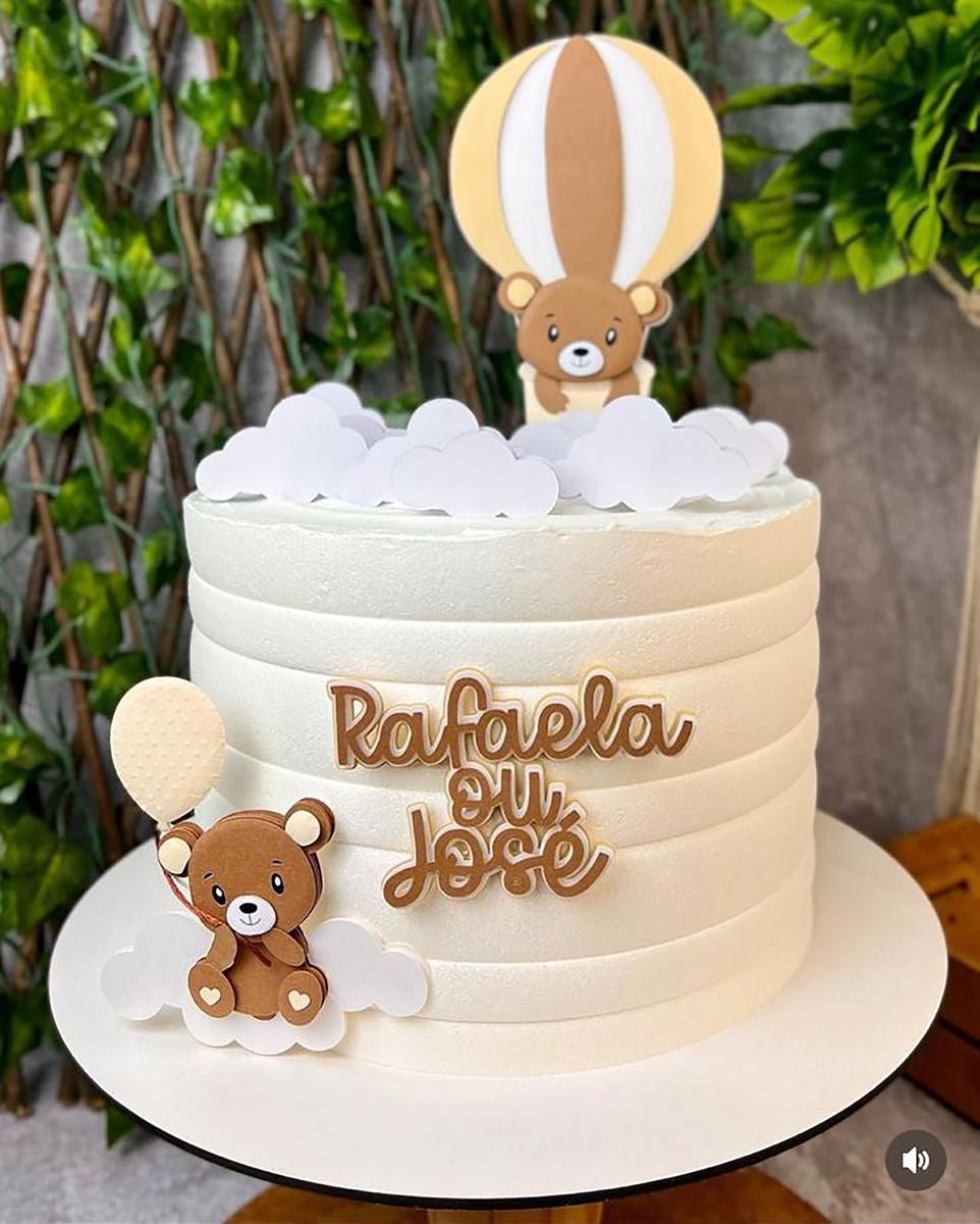 Arquivo de Corte Topo de Bolo - Chá Revelação