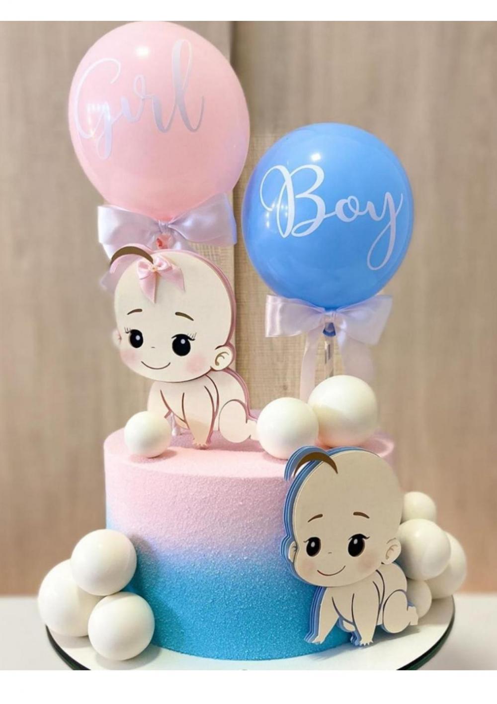 Arquivo de Corte Topo de Bolo - Chá Revelação