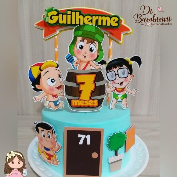 Arquivo de Corte Topo de Bolo - Turma do Chaves