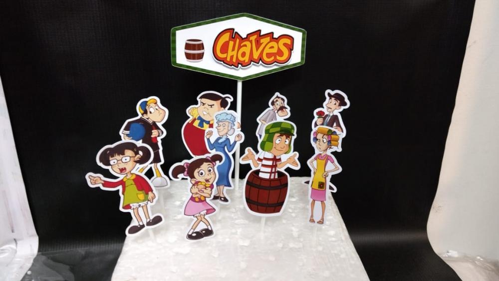 Arquivo de Corte Topo de Bolo - Turma do Chaves