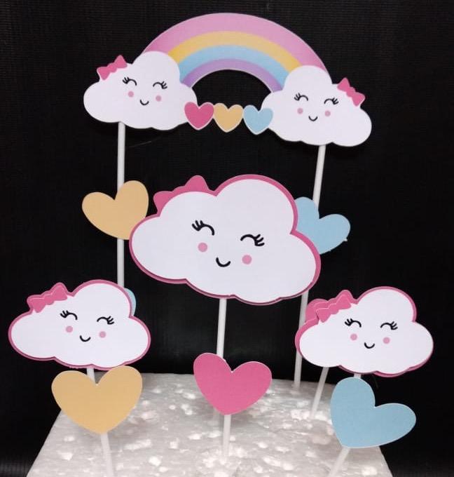 Arquivo de Corte Topo de Bolo - Chuva de amor