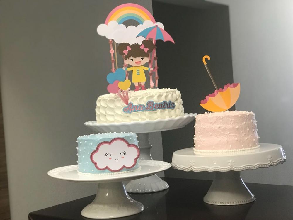 Arquivo de Corte Topo de Bolo - Chuva de amor