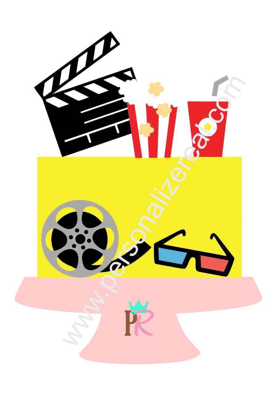 Arquivo de Corte Topo de Bolo - Cinema / Hollywood