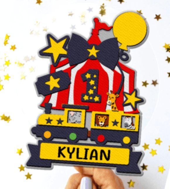 Arquivo de Corte Topo de Bolo - Circo