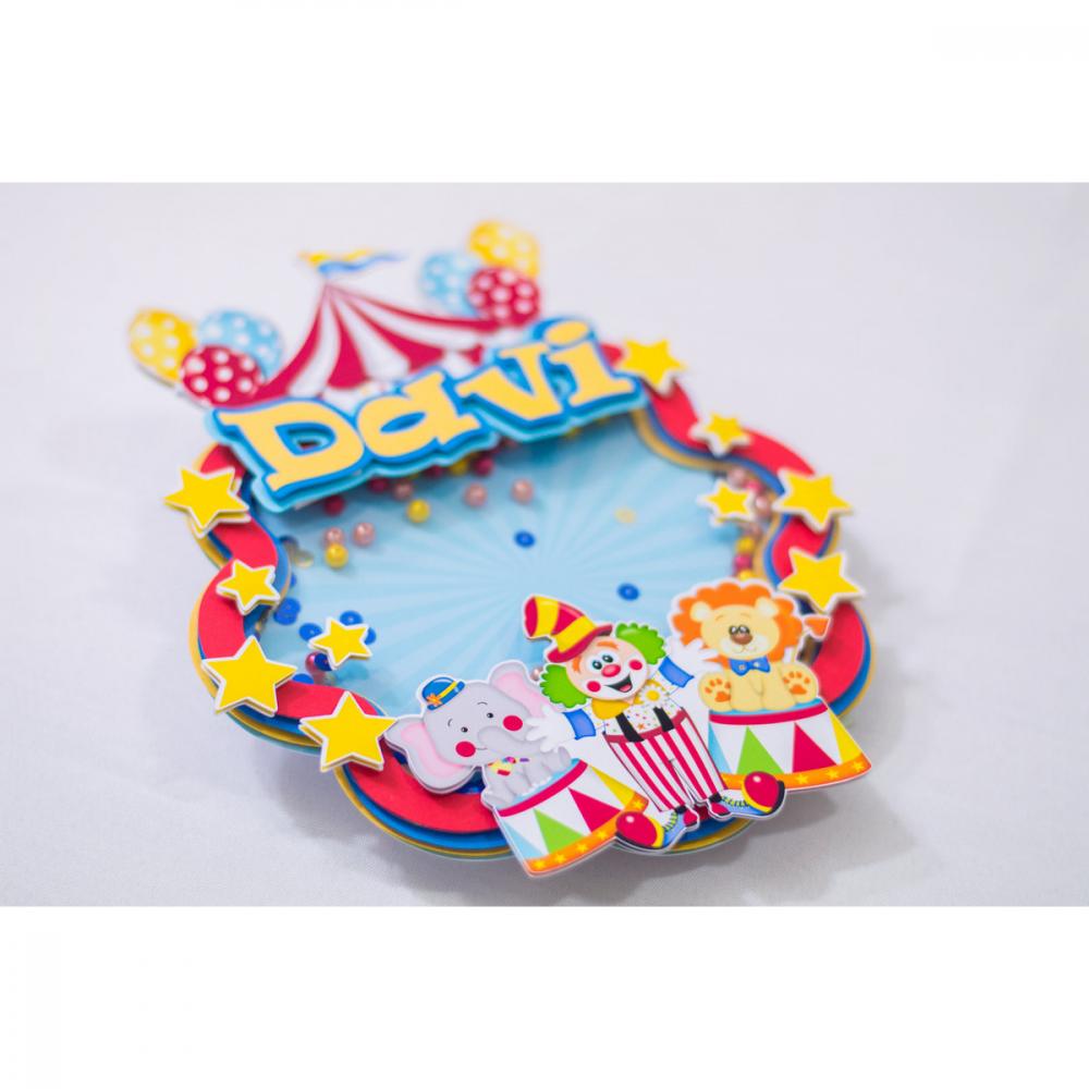 Arquivo de Corte Topo de Bolo - Circo