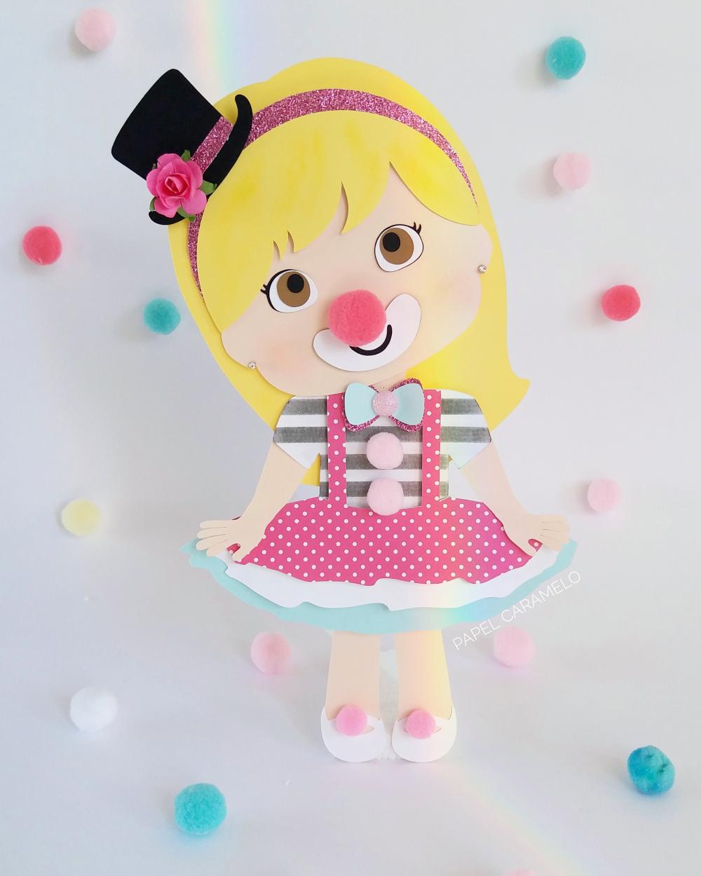 Arquivo de Corte Topo de Bolo - Circo