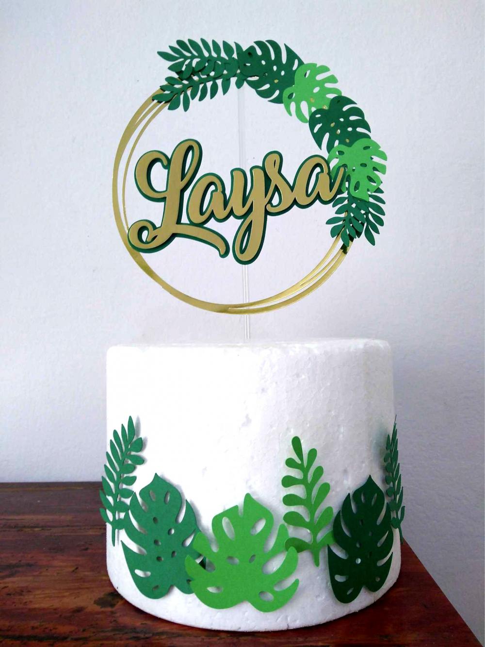 Arquivo de Corte Topo de Bolo - Círculo e Geometricos