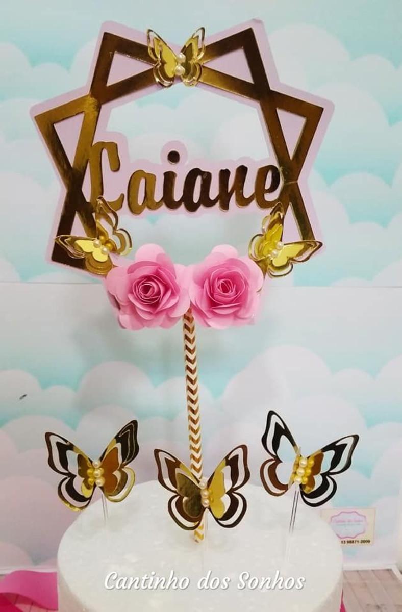 Arquivo de Corte Topo de Bolo - Círculo e Geométricos