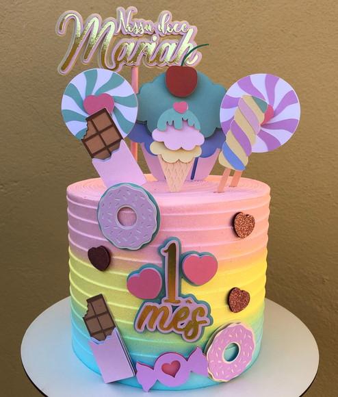 Arquivo de Corte Topo de Bolo - Confeitaria