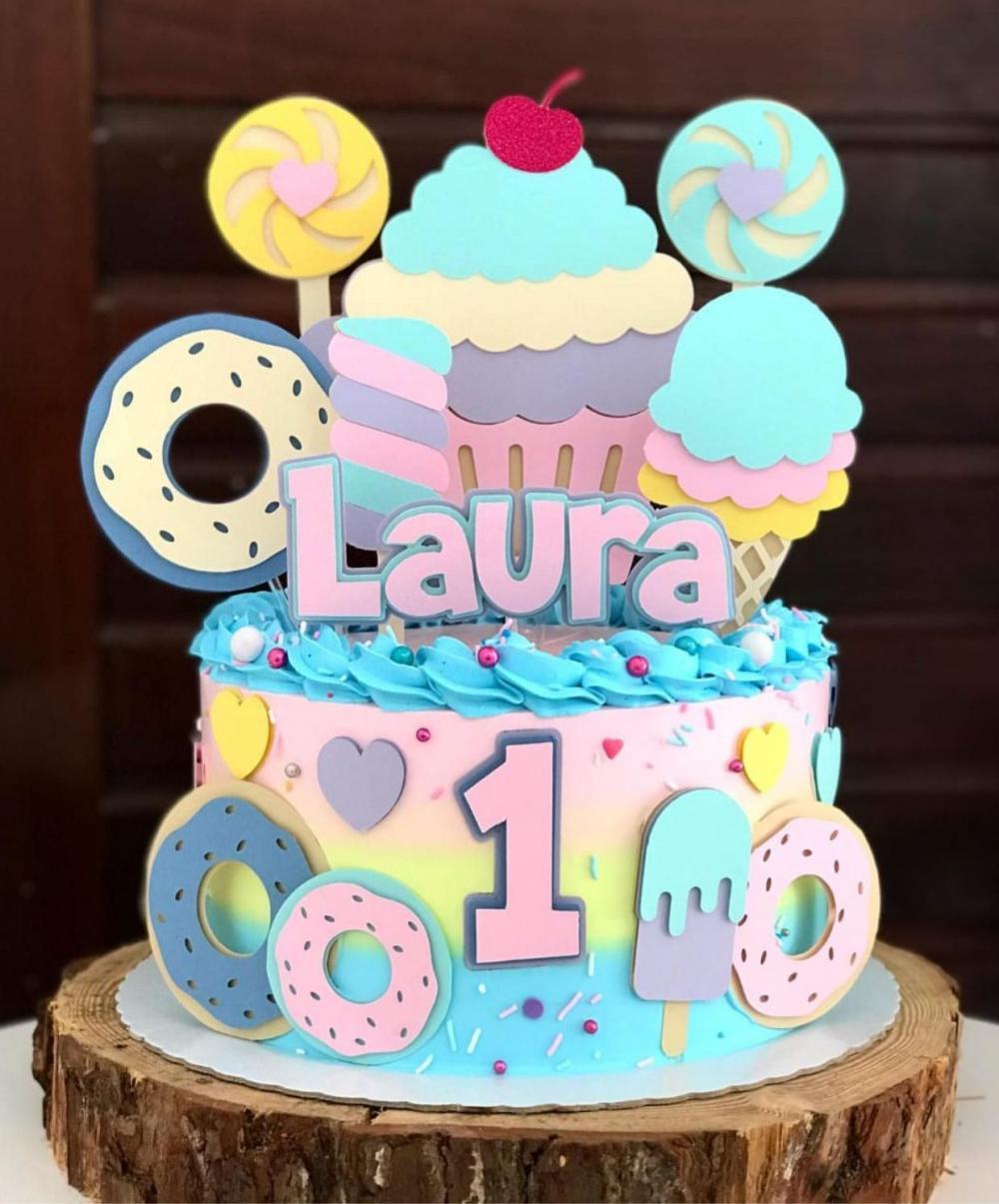 Arquivo de Corte Topo de Bolo - Confeitaria