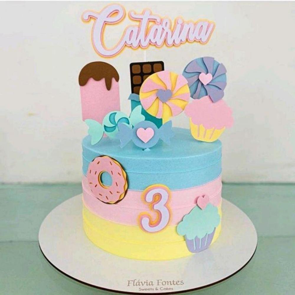 Arquivo de Corte Topo de Bolo - Confeitaria