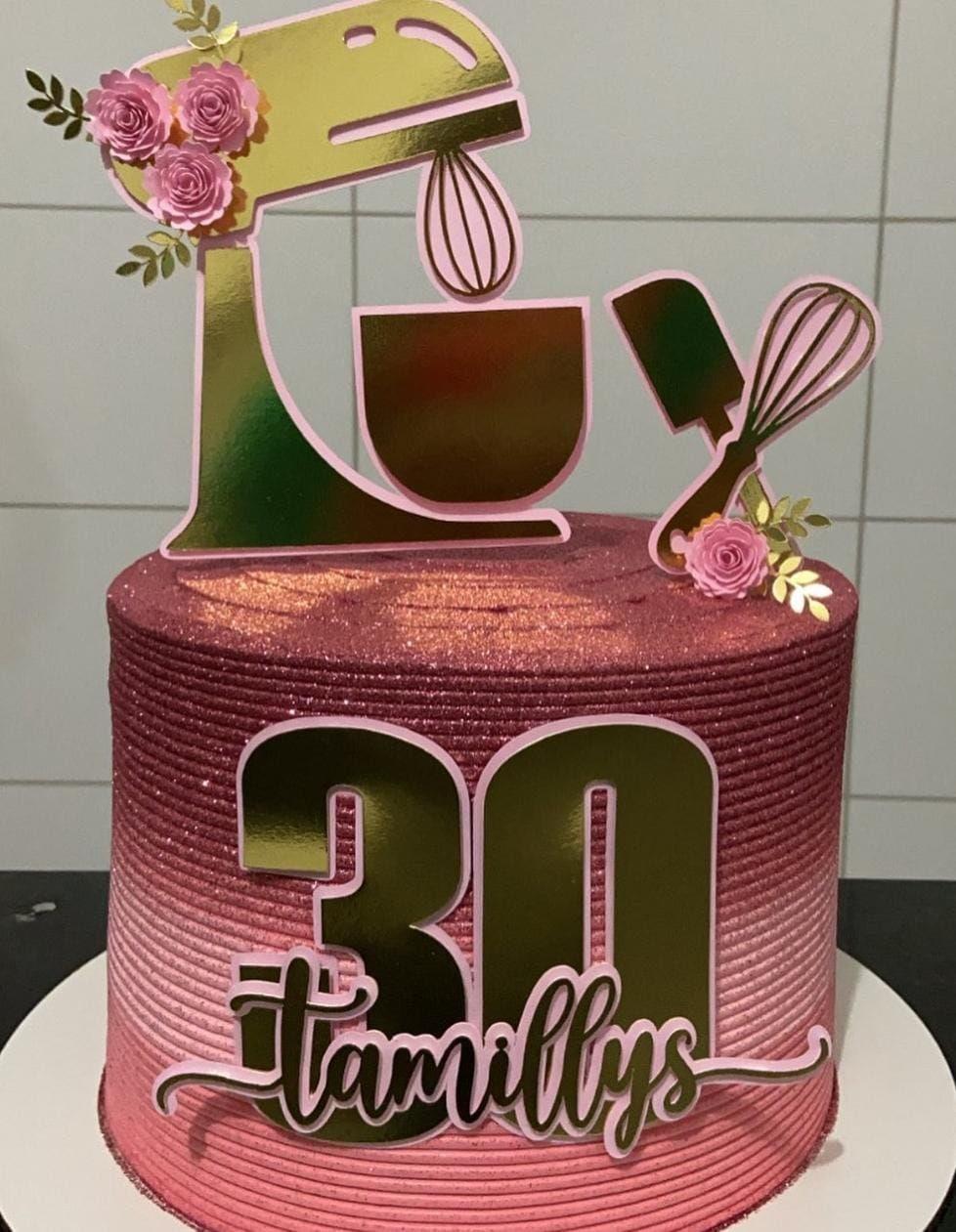 Arquivo de Corte Topo de Bolo - Confeitaria