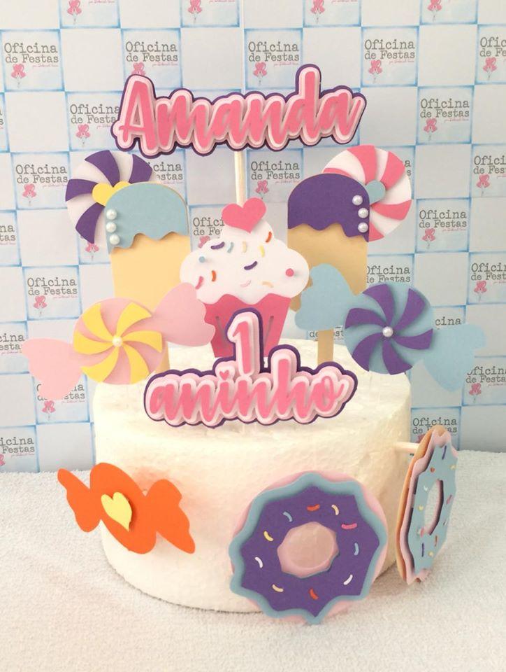 Arquivo de Corte Topo de Bolo - Confeitaria