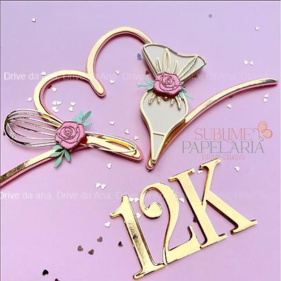 Arquivo de Corte Topo de Bolo - Confeitaria