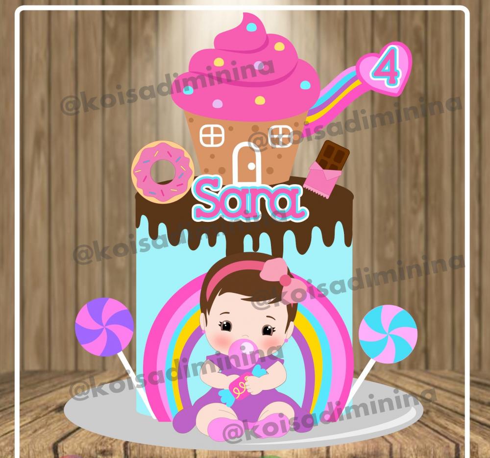 Arquivo de Corte Topo de Bolo - Confeitaria