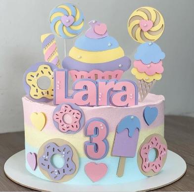 Arquivo de Corte Topo de Bolo - Confeitaria