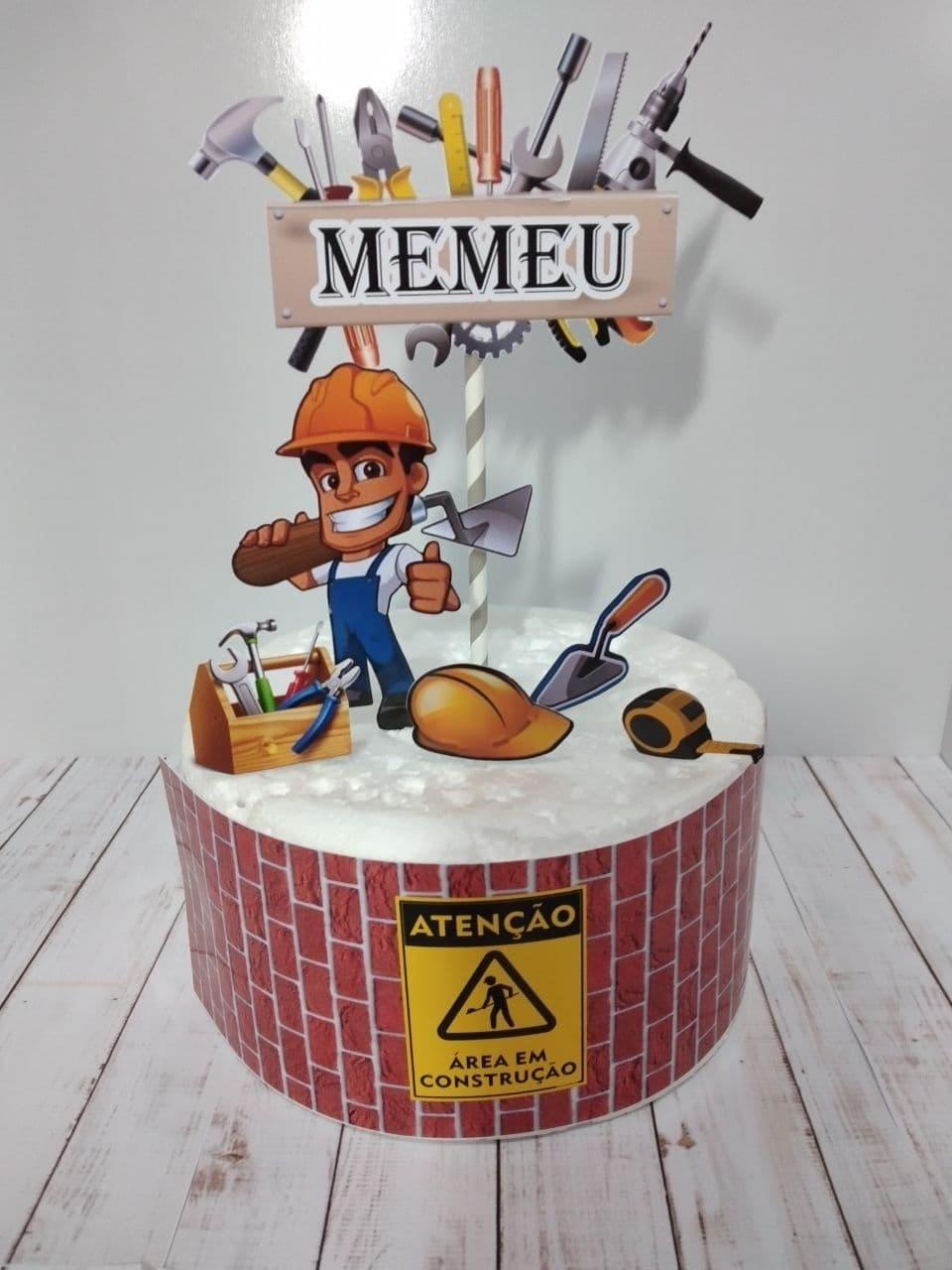 Arquivo de Corte Topo de Bolo - Construção