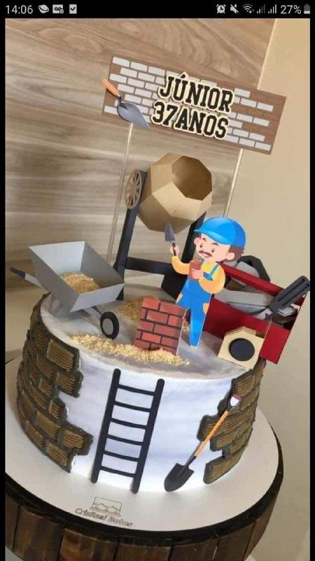 Arquivo de Corte Topo de Bolo - Construção