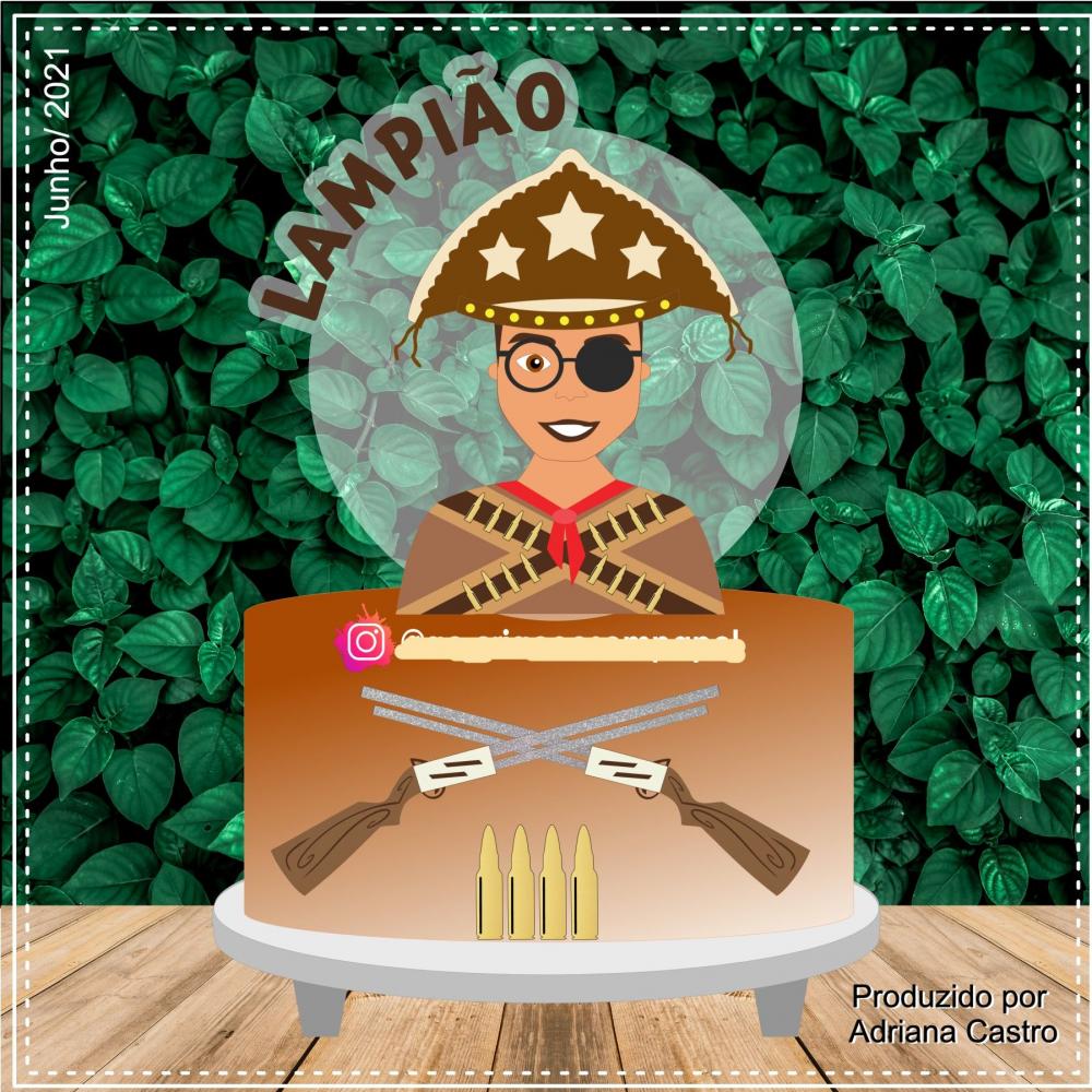 Arquivo de Corte Topo de Bolo - Cordel