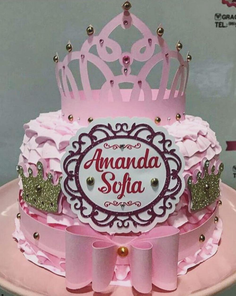 Arquivo de Corte Topo de Bolo - Coroa / Realeza