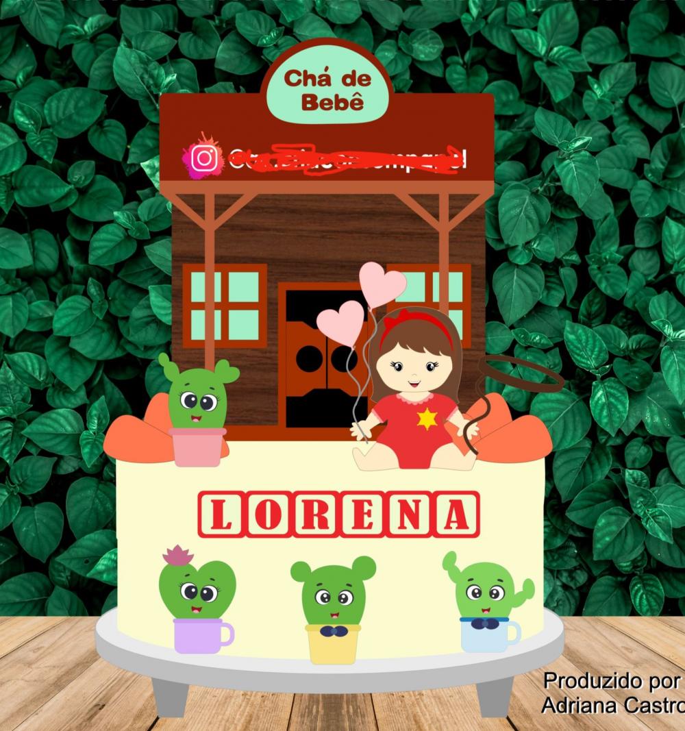 Arquivo de Corte Topo de Bolo - Cowboy / Cowgirl