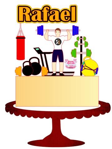 Arquivo de Corte Topo de Bolo - CrossFit