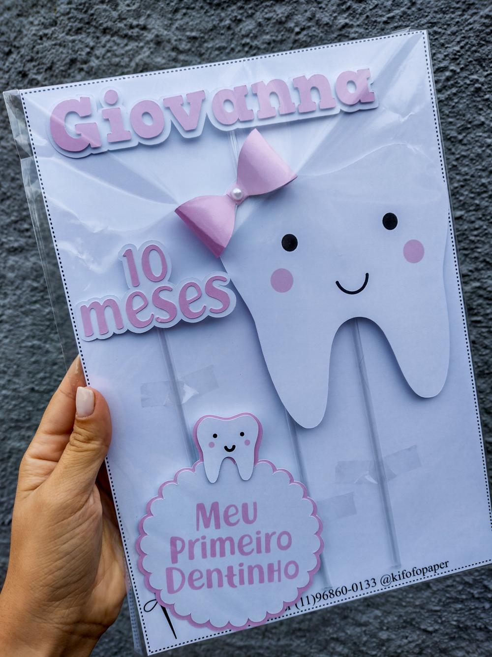 Arquivo de Corte Topo de Bolo - Dentinho