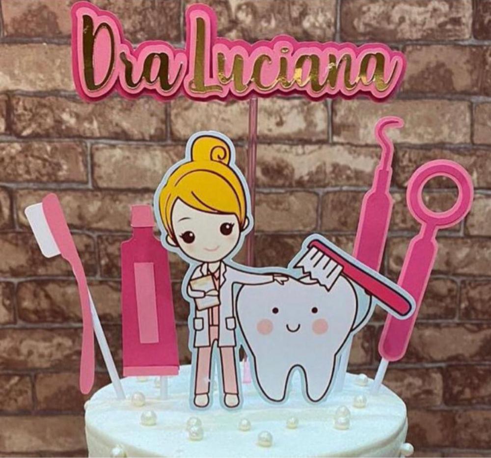 Arquivo de Corte Topo de Bolo - Dentista