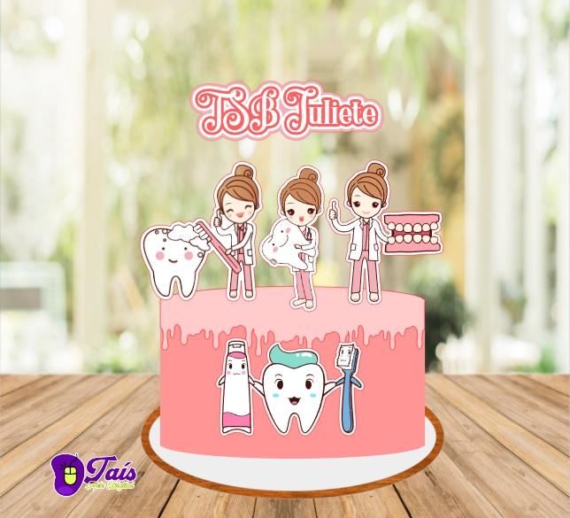 Arquivo de Corte Topo de Bolo - Dentista